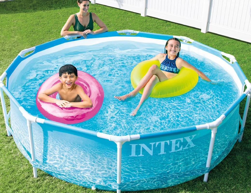Piscina Tonda Metal Frame Beachside 305 x H.76 cm INTEX 28208