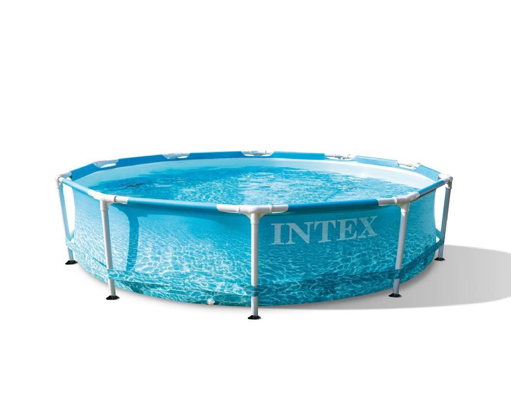 Piscina Tonda Metal Frame Beachside 305 x H.76 cm INTEX 28208