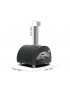 Forno Pizza mod. MODERNO PORTABLE a gas
