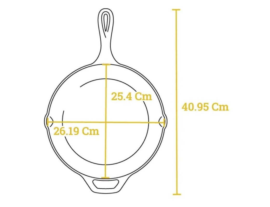LODGE Padella in ghisa 26,04 cm