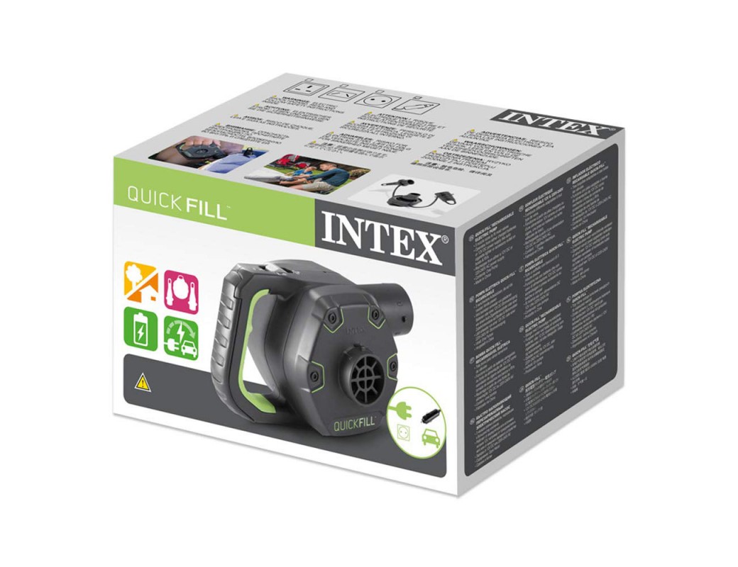 INTEX Pompa Elettrica Quick-Fill a Batterie Ricaricabili 66642