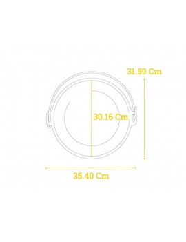 LODGE Vaso da campeggio in ghisa 30,48 cm / 5,68 lt