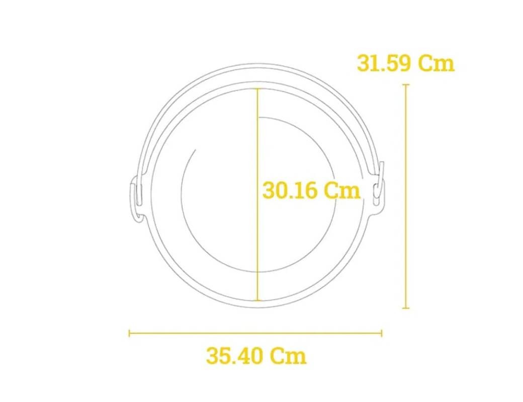 LODGE Vaso da campeggio in ghisa 30,48 cm / 5,68 lt