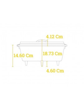 LODGE Vaso da campeggio in ghisa 30,48 cm / 5,68 lt