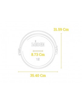 LODGE Vaso da campeggio in ghisa 30,48 cm / 5,68 lt