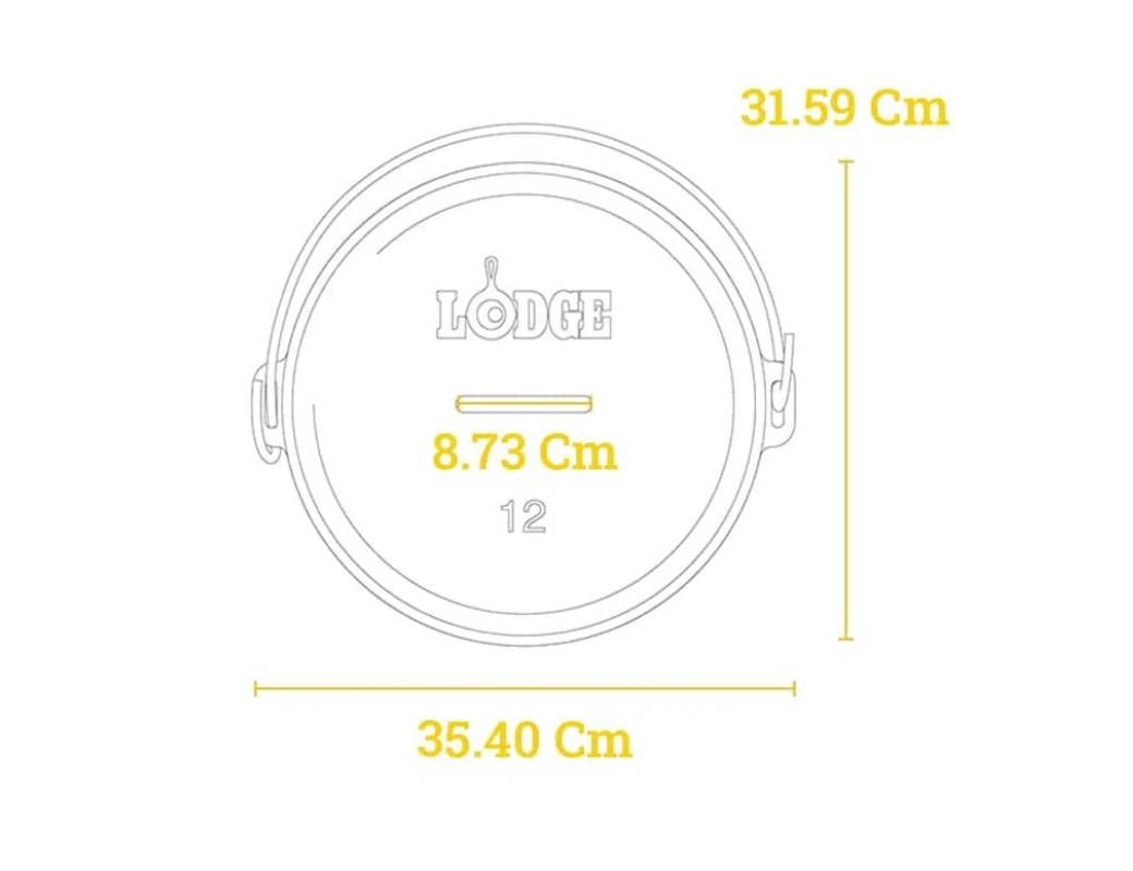 LODGE Vaso da campeggio in ghisa 30,48 cm / 5,68 lt