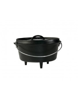 LODGE Barca da campeggio in ghisa profonda 4,7 litri / 25,4 cm
