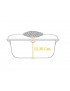 LODGE Casseruola in ghisa 6,62 lt con coperchio in ghisa e manico inox