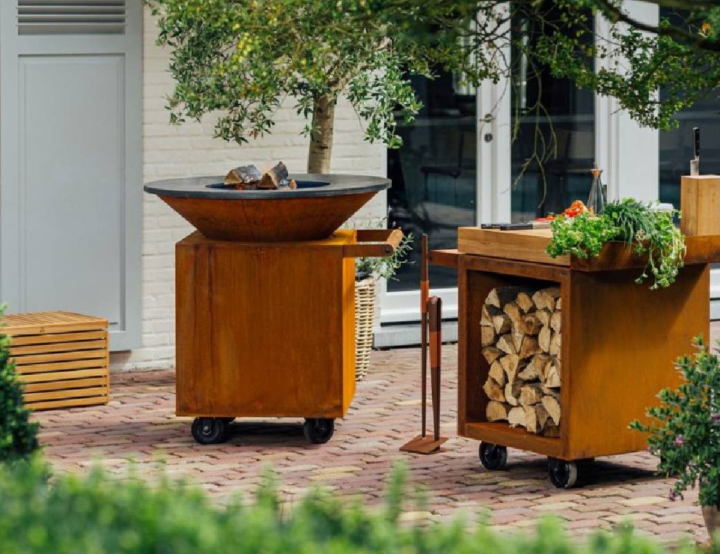 Barbecue OFYR Classic Storage CORTEN 100 PRO