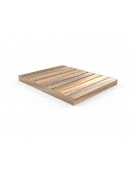 Piatto doccia in legno Okumè TOP D 106