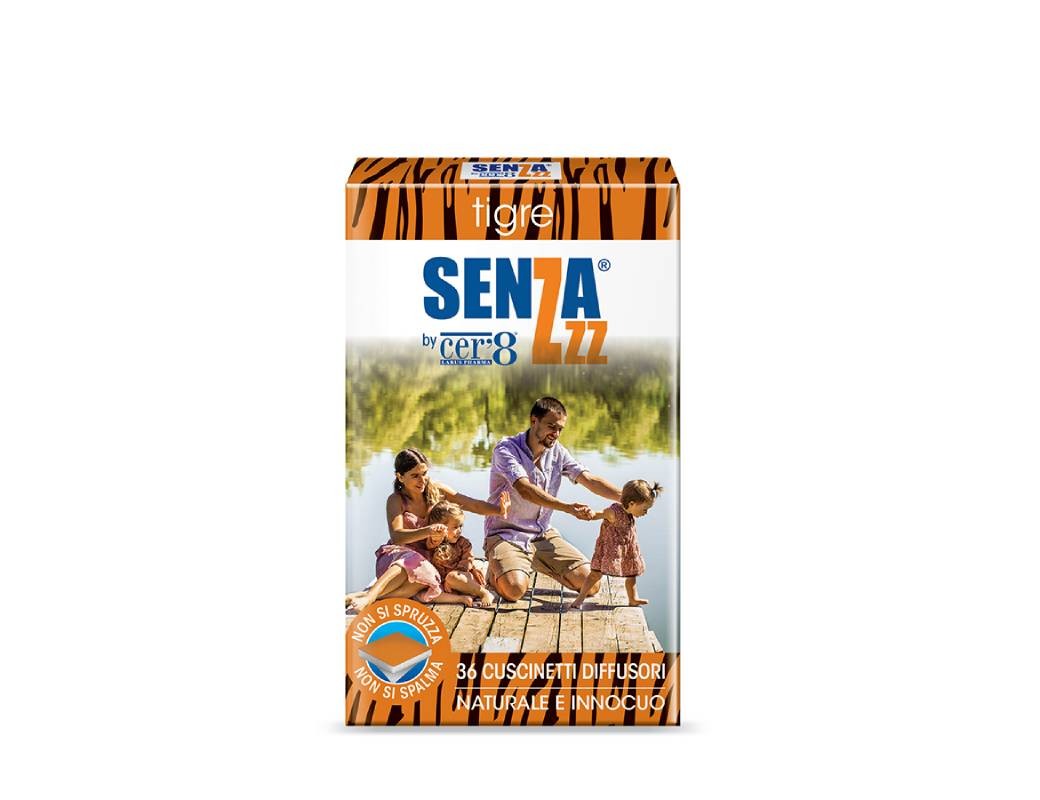 Senzazzz Tigre repellente naturale - 36 cuscinetti Senzazzz Tigre repellente naturale - 36 cuscinetti