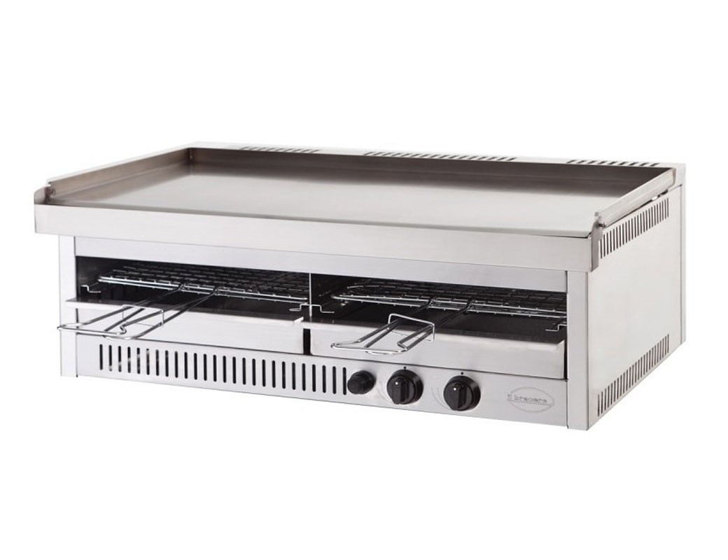 Piastra a gas IL BRACERE mod. SHARK 80 INOX