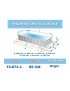 Piscina Rettangolare Prisma Frame 488 x 244 x H.107 cm INTEX 26792