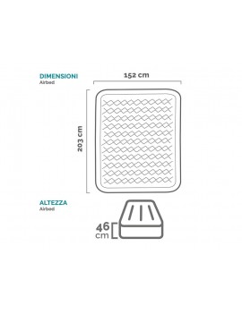 INTEX Materasso Matrimoniale Dura Beam Ultra Plush 64428