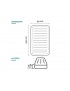 INTEX Materasso Singolo Dura Beam Deluxe 64412