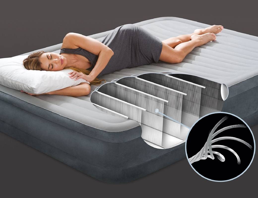 INTEX Materasso Singolo Dura Beam Deluxe 64412