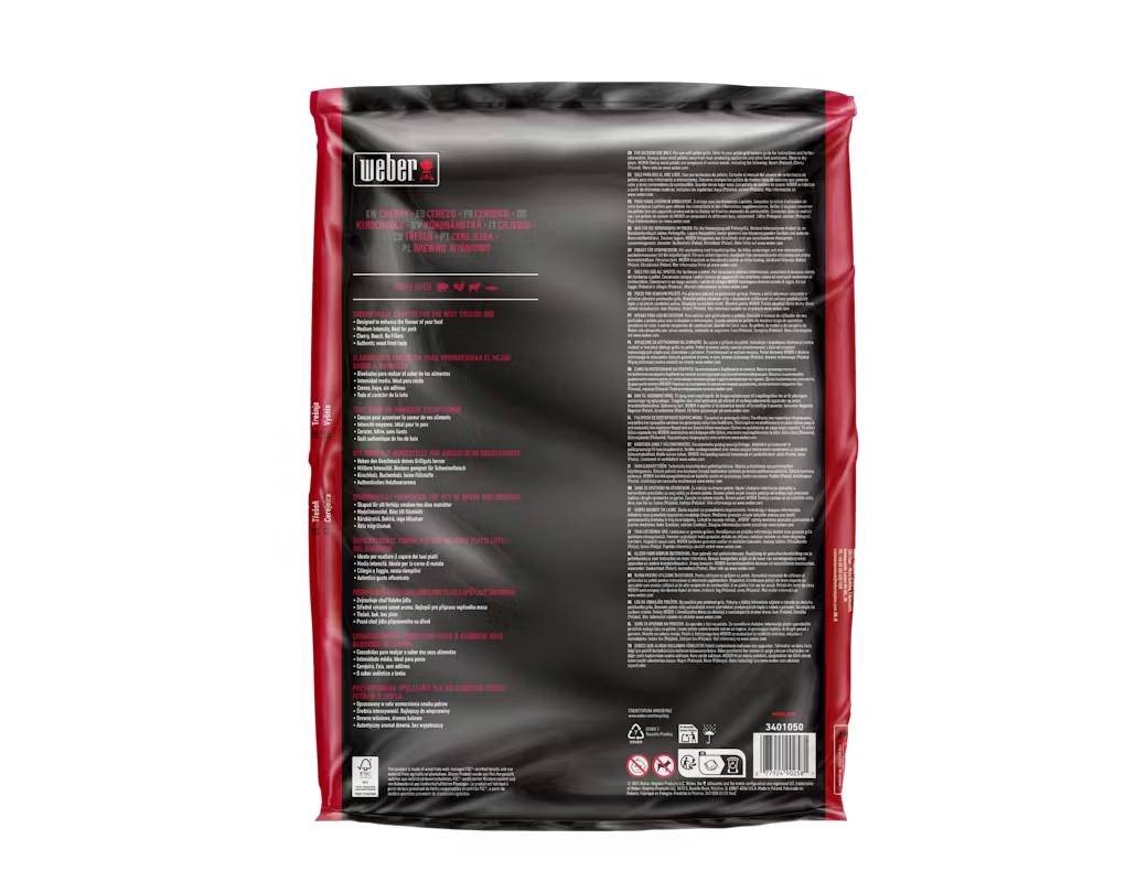 Weber Pellet di 100% legno - Ciliegio 3401050