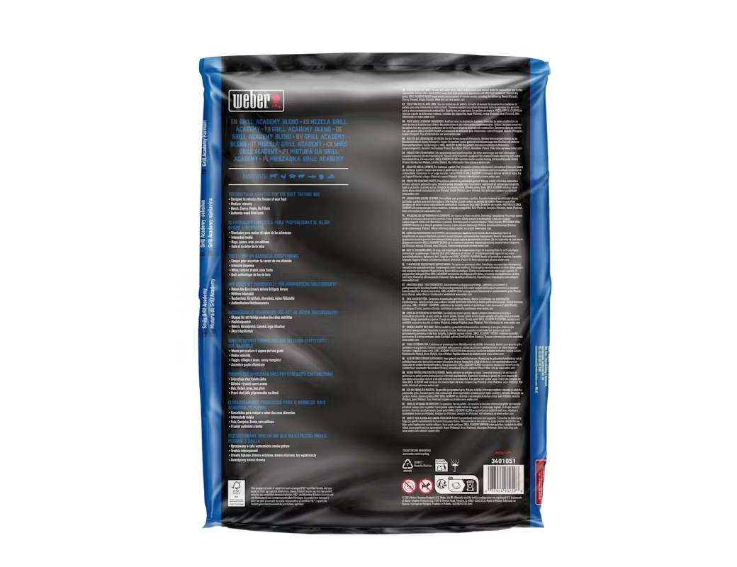 Weber Pellet di 100% legno - Miscela Grill Academy 3401051