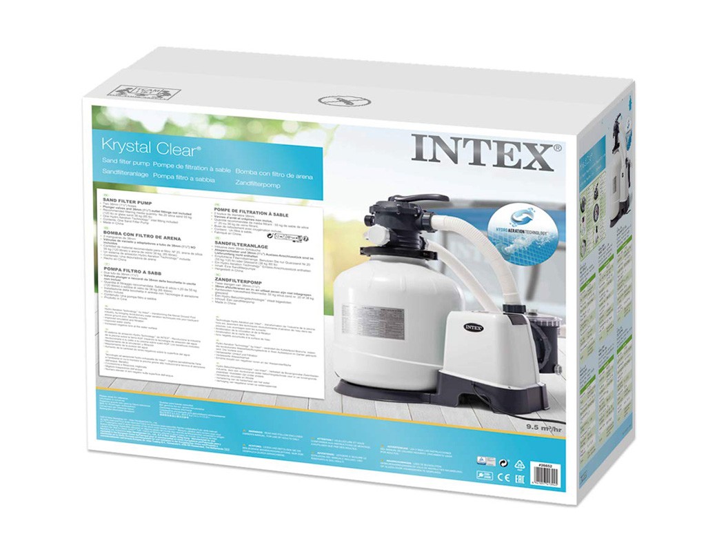 INTEX Pompa con filtro a sabbia da 12,000 L/H 26652