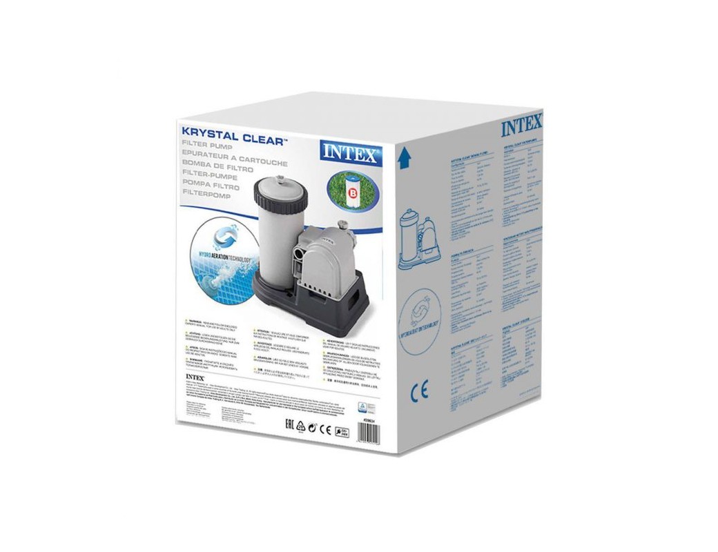 INTEX Pompa con filtro a cartuccia da 9,500 L/H 28634