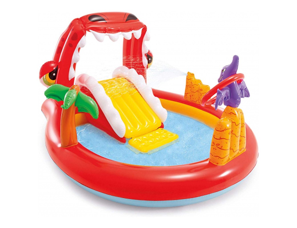 INTEX Piscina Gonfiabile Dinosauro Felice 57163