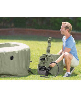 Pure Spa Verde Oliva misura 196 X 71 cm 4 posti INTEX 28426