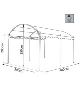 GAZEBO ARCO 3 X 4