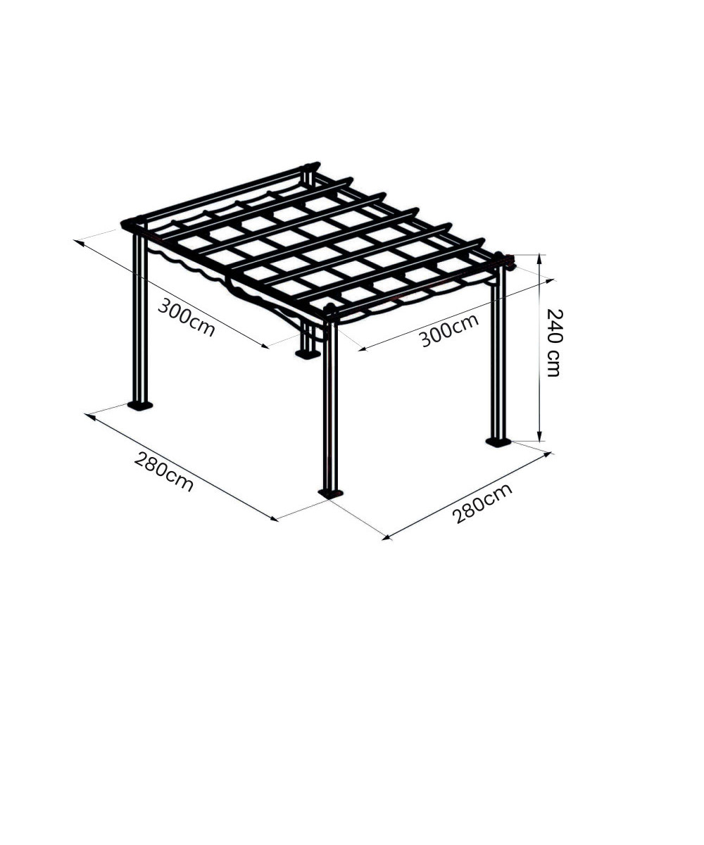 GAZEBO ASTORIA 3 X 3