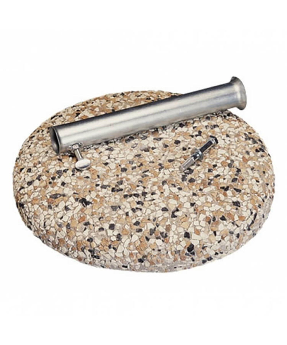 BASE GRANDE DA KG 55 CON TUBO Ø 60 DG
