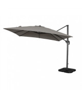 OMBRELLONE SATURNO ANTRACITE P/L 3 X 3 TELO GRIGIO