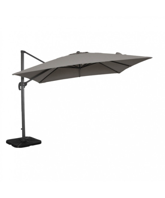 OMBRELLONE SATURNO ANTRACITE P/L 3 X 3 TELO GRIGIO