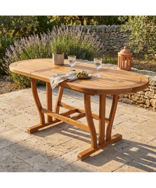TAVOLO OVALE 120/160 X 70 DOUBLE