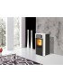 Italiana Camini stufa a pellet mod. Prima e Prima2 da7 KW con 4 stelle