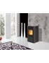 Italiana Camini stufa a pellet mod. Prima e Prima2 da7 KW con 4 stelle