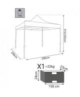 GAZEBO HOLIDAY 3 X 3