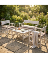 SALOTTO BALI BIANCO C/CUSCINI