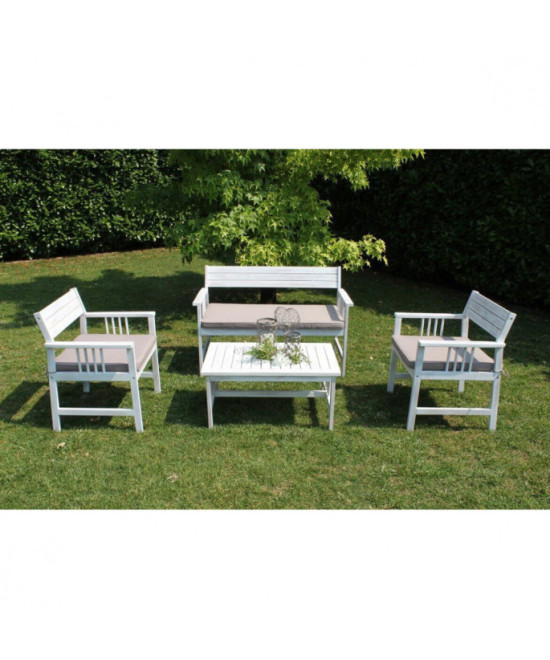SALOTTO BALI BIANCO C/CUSCINI