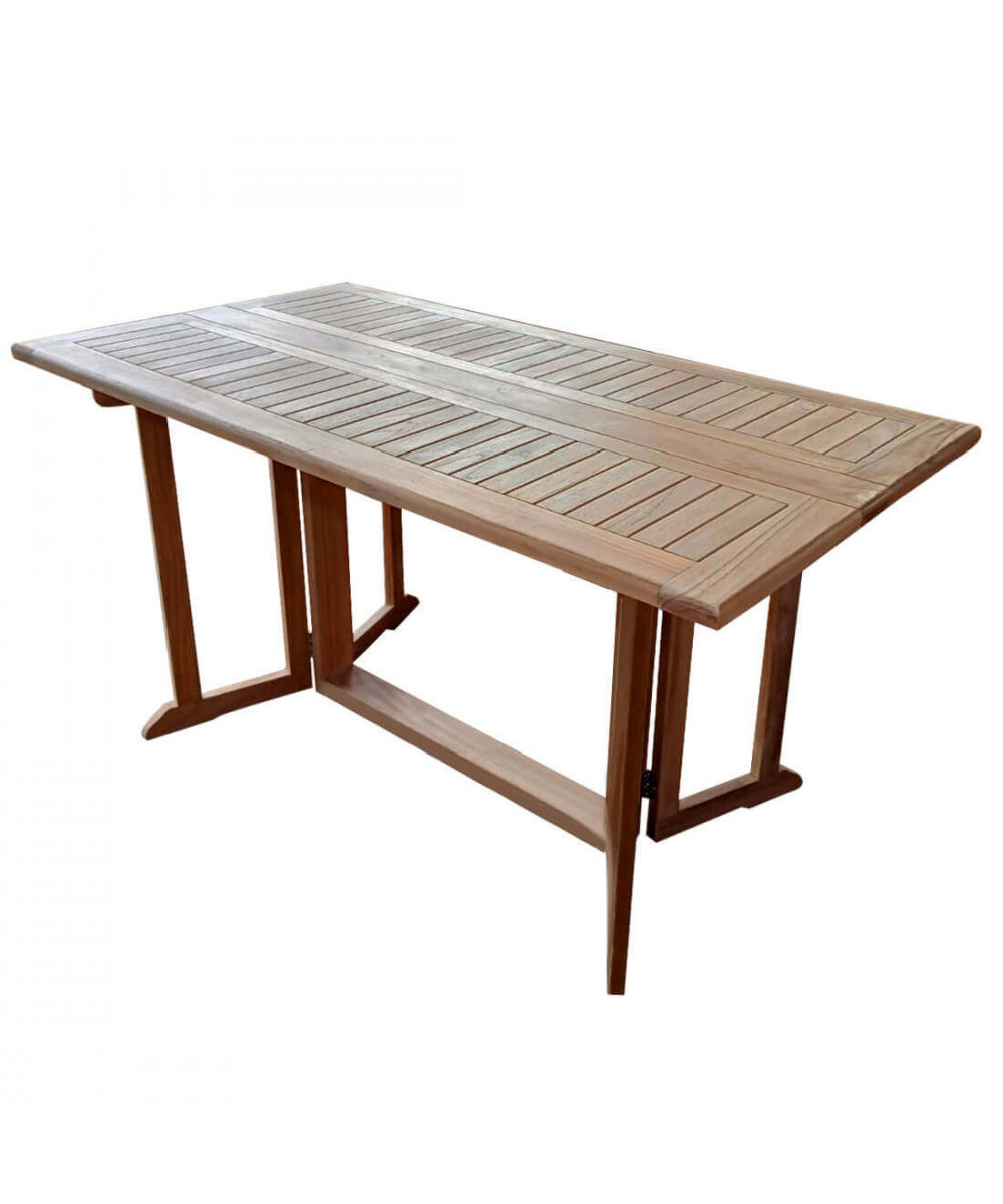 TAVOLO RETTANGOLARE PIEGHEVOLE CONSOLLE 150 X 80