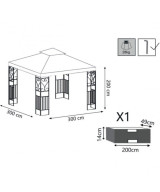 GAZEBO BOSTON 3 X 3