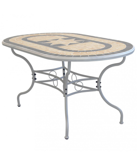 TAVOLO OVALE PERSE 160 X 90