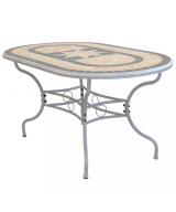 TAVOLO OVALE PERSE 160 X 90
