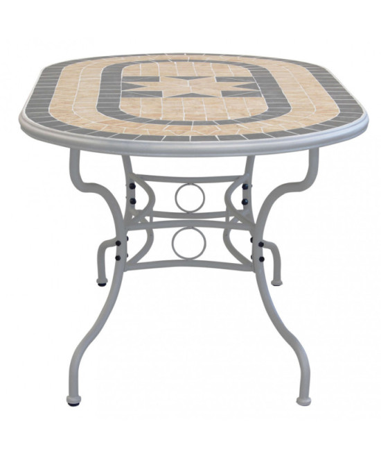 TAVOLO OVALE PERSE 160 X 90