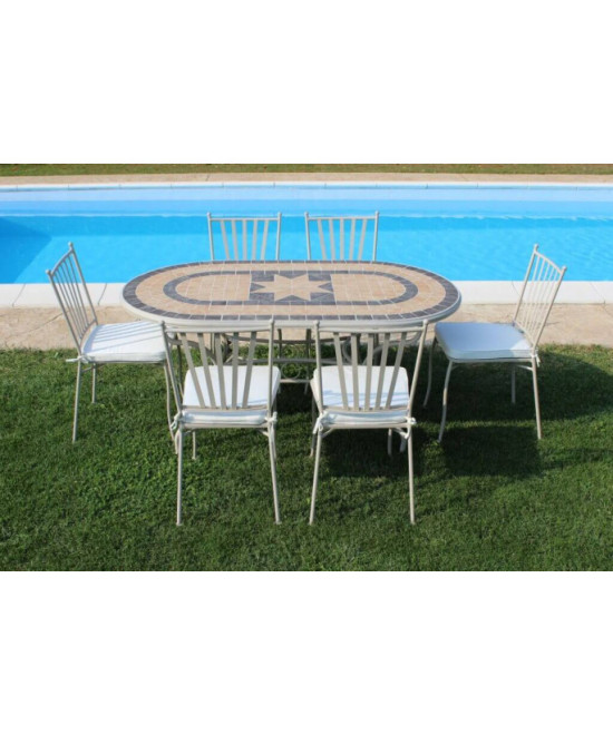 TAVOLO OVALE PERSE 160 X 90