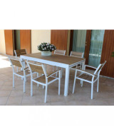 TAVOLO CAYMAN 160/240 X 95
