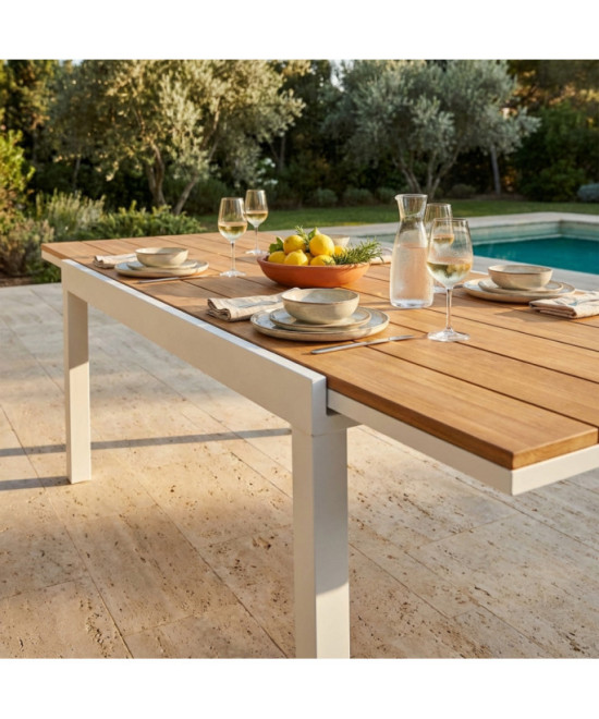TAVOLO CAYMAN 160/240 X 95