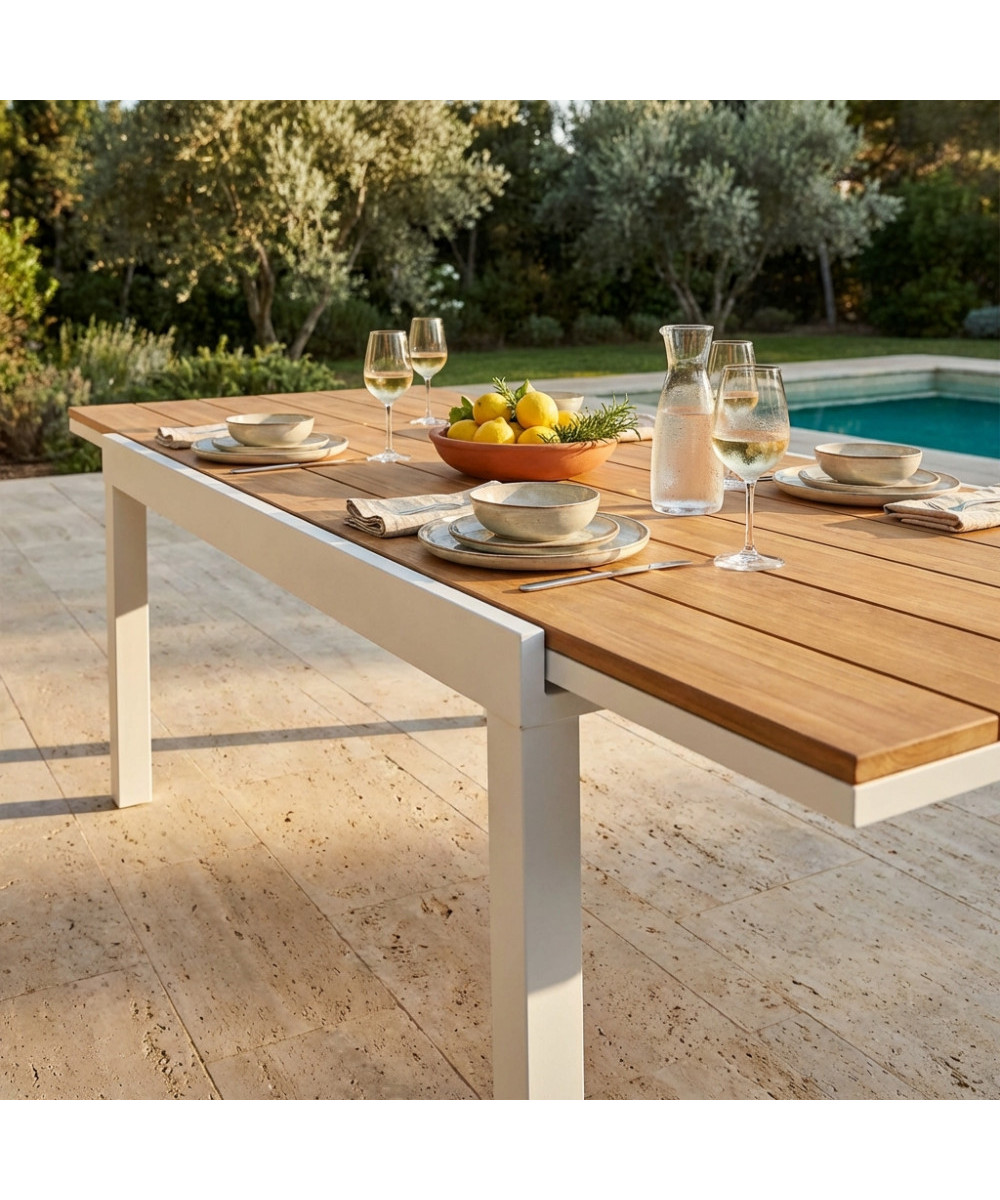 TAVOLO CAYMAN 160/240 X 95