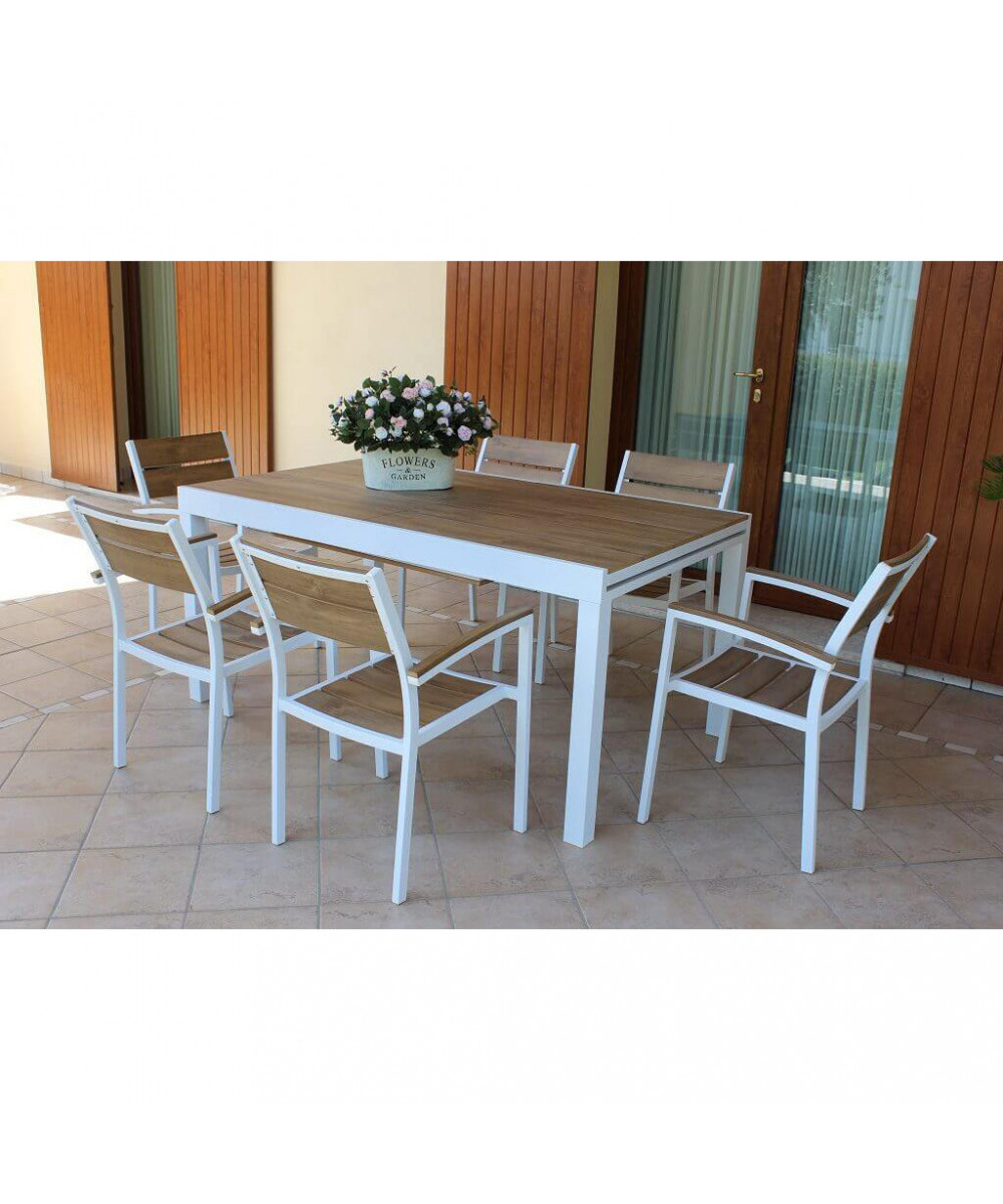 TAVOLO CAYMAN 160/240 X 95