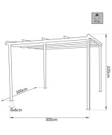 GAZEBO LEPANTO 3 X 3