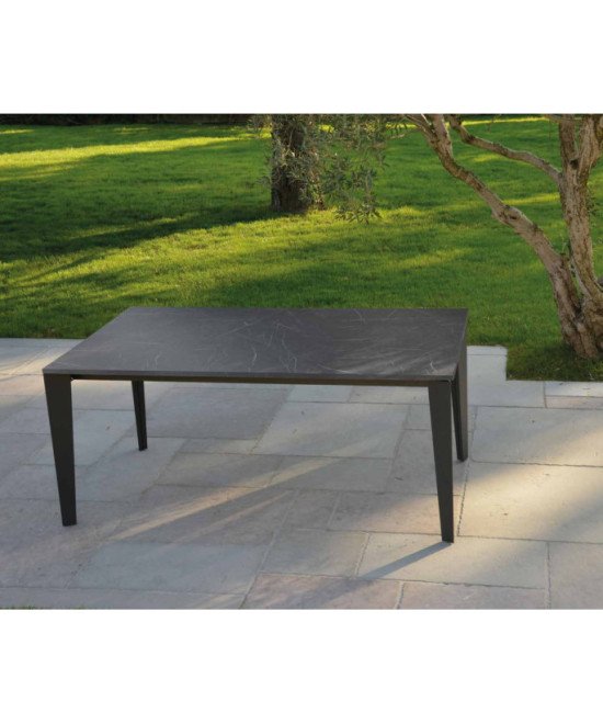 1682 TAVOLO NOBILITATO 90 X 160/210/260 NERO