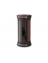 Stufa a pellet Moretti Design Clessidra Glass 9 KW con 4 stelle ambientali
